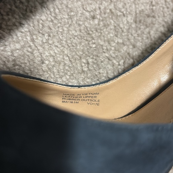 Micheal Kors - Blue Leather Heels. - Picture 5 of 6
